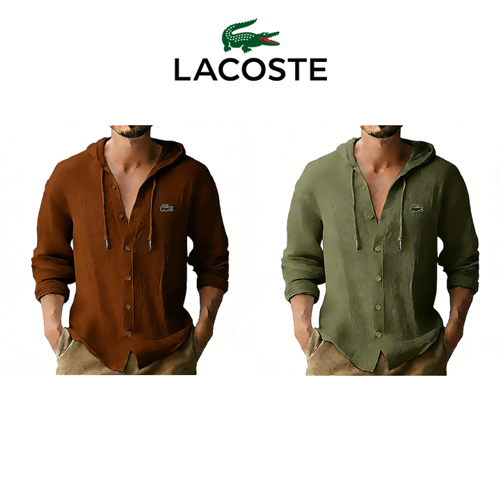 Lacoste® T-shirt à capuche pour homme, à porter au quotidien, lot de 2 pièces