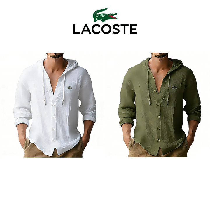 Lacoste® T-shirt à capuche pour homme, à porter au quotidien, lot de 2 pièces