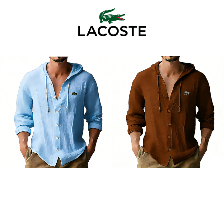 Lacoste® T-shirt à capuche pour homme, à porter au quotidien, lot de 2 pièces