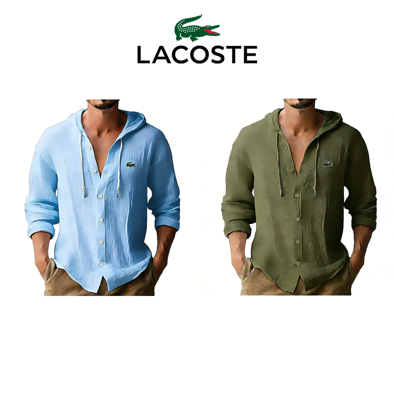 Lacoste® T-shirt à capuche pour homme, à porter au quotidien, lot de 2 pièces