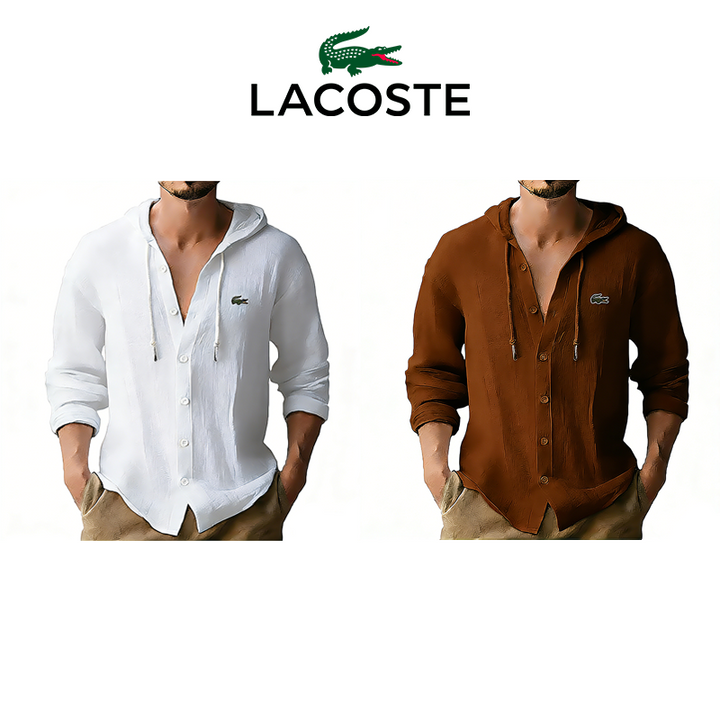Lacoste® T-shirt à capuche pour homme, à porter au quotidien, lot de 2 pièces