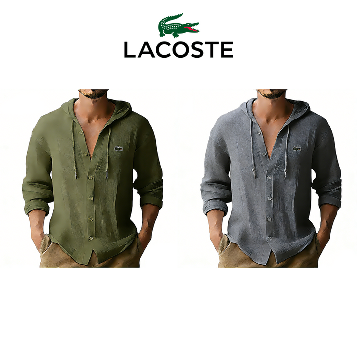 Lacoste® T-shirt à capuche pour homme, à porter au quotidien, lot de 2 pièces