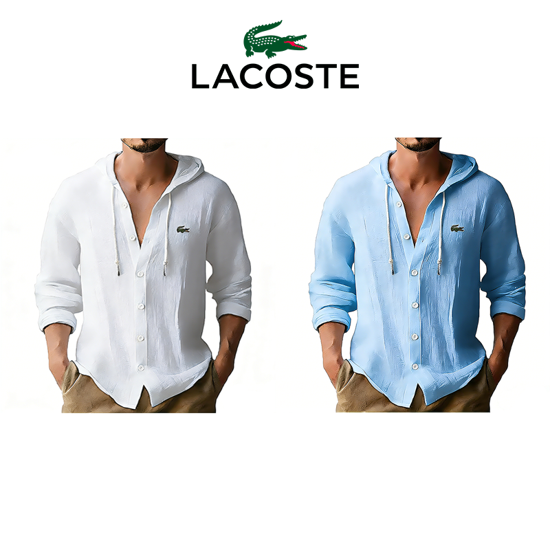 Lacoste® T-shirt à capuche pour homme, à porter au quotidien, lot de 2 pièces