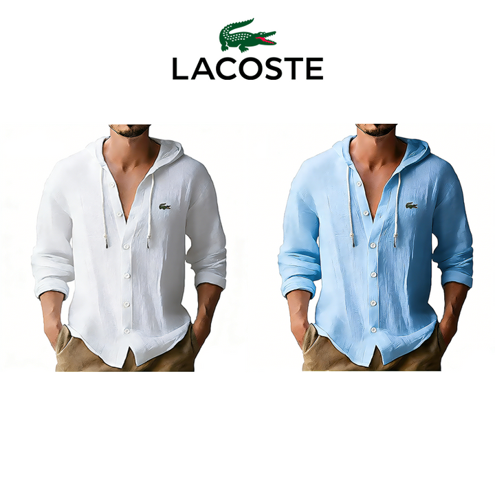 Lacoste® T-shirt à capuche pour homme, à porter au quotidien, lot de 2 pièces