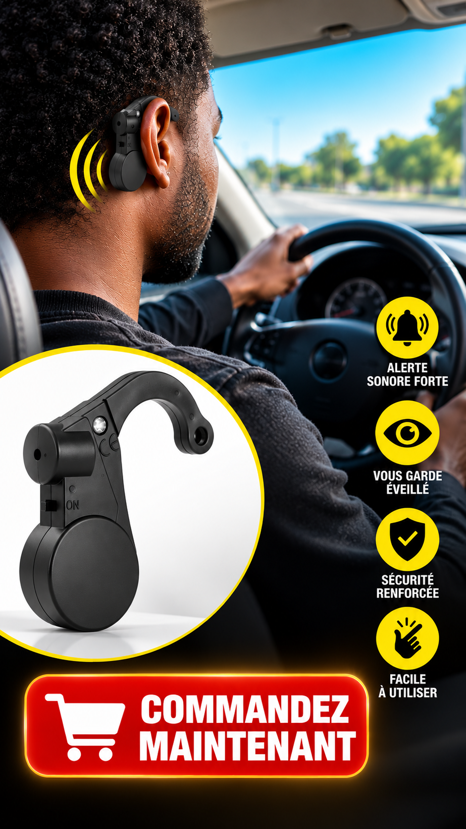 🚗 Alarme Anti-Somnolence pour Conducteur