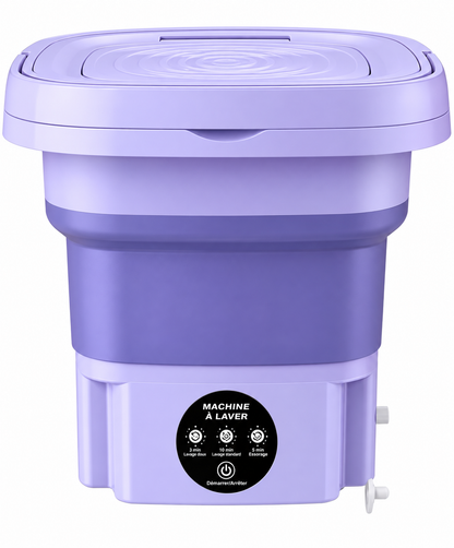 Mini Machine à Laver Pliable & Portable – Compacte, Pratique et Facile à Ranger