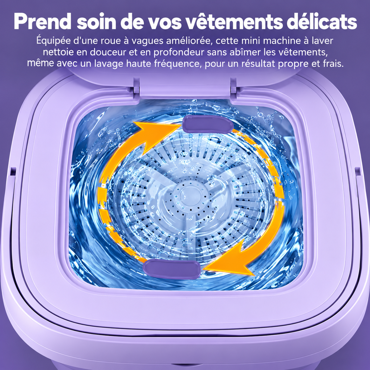 Mini Machine à Laver Pliable & Portable – Compacte, Pratique et Facile à Ranger