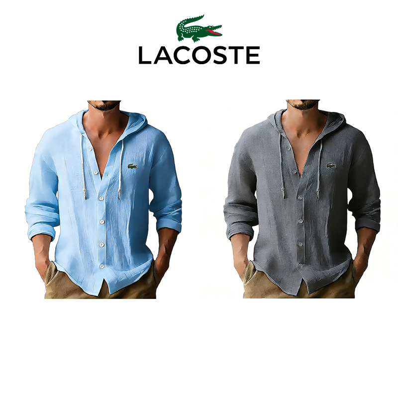 Lacoste® T-shirt à capuche pour homme, à porter au quotidien, lot de 2 pièces