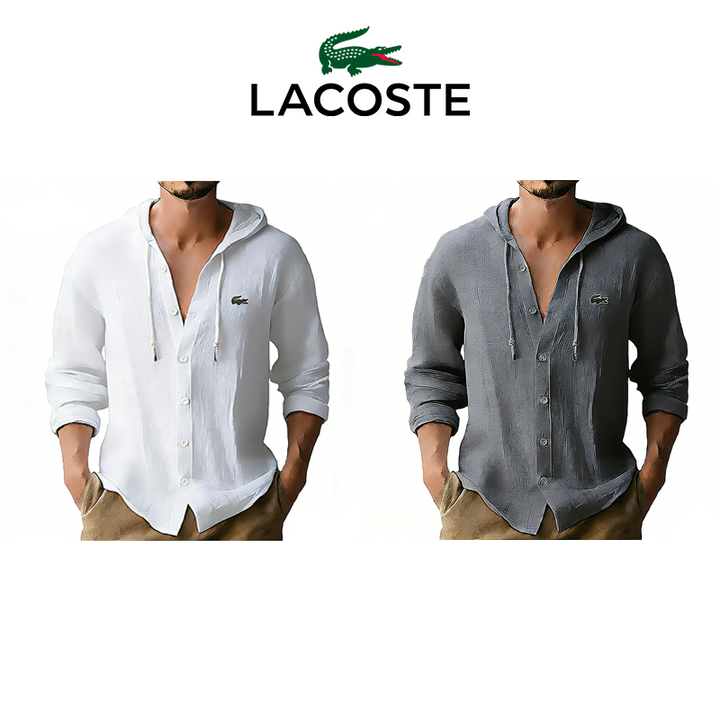 Lacoste® T-shirt à capuche pour homme, à porter au quotidien, lot de 2 pièces