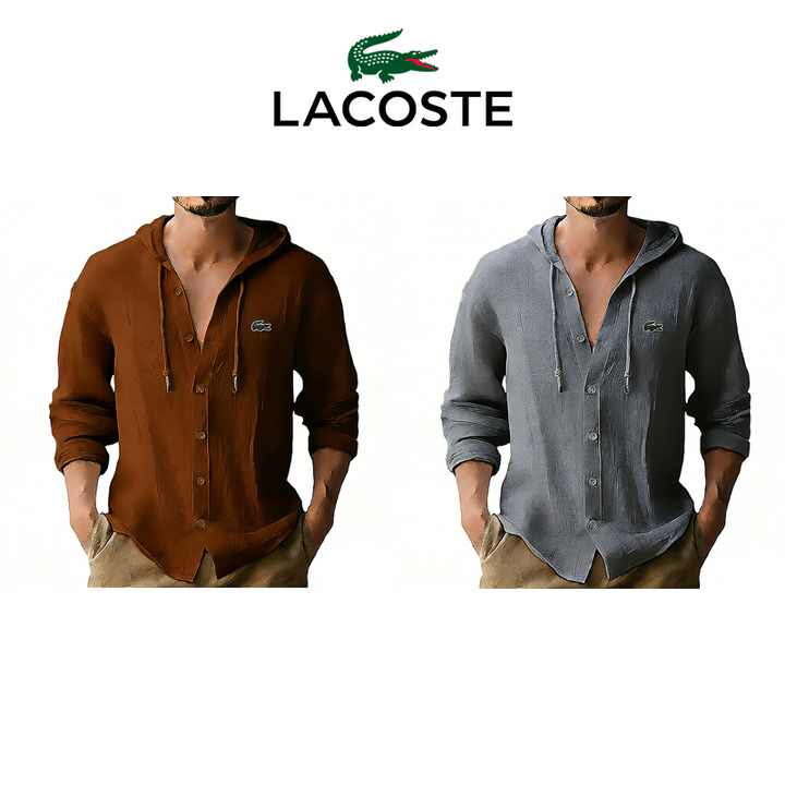 Lacoste® T-shirt à capuche pour homme, à porter au quotidien, lot de 2 pièces
