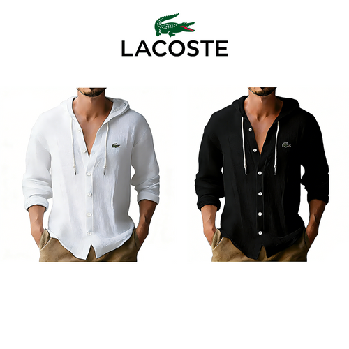 Lacoste® T-shirt à capuche pour homme, à porter au quotidien, lot de 2 pièces