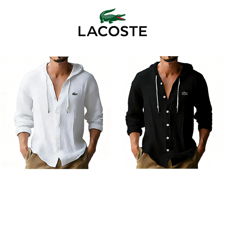Lacoste® T-shirt à capuche pour homme, à porter au quotidien, lot de 2 pièces