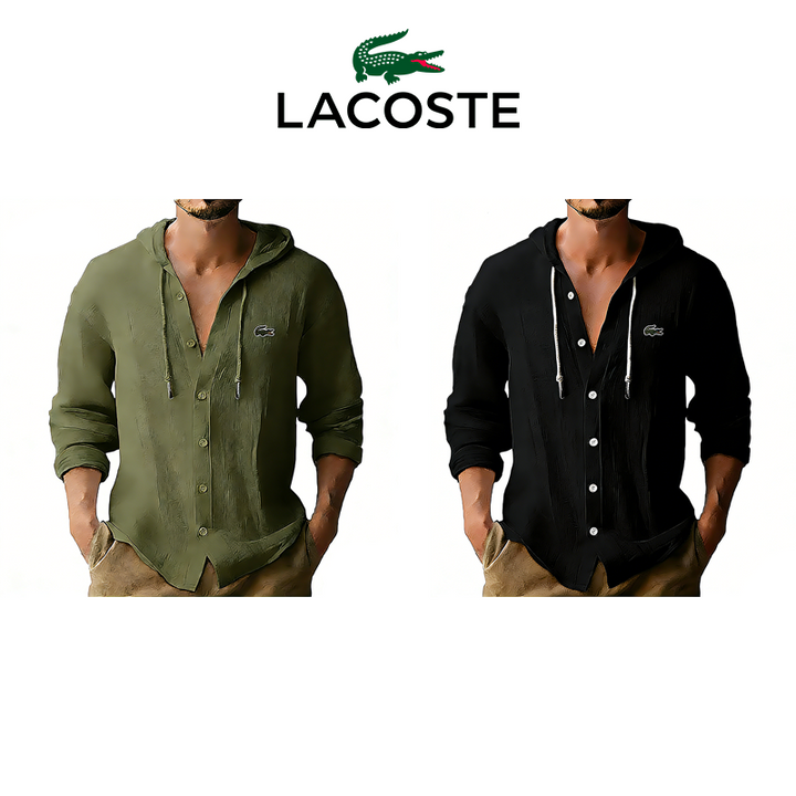 Lacoste® T-shirt à capuche pour homme, à porter au quotidien, lot de 2 pièces