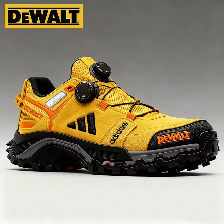 Nouvelles chaussures de travail pour homme signées DEWALT et Adidas.