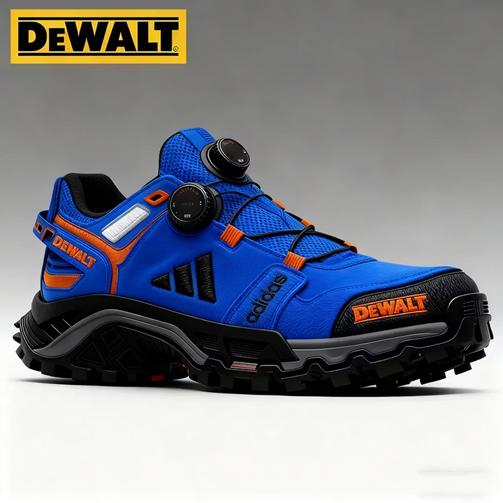 Nouvelles chaussures de travail pour homme signées DEWALT et Adidas.