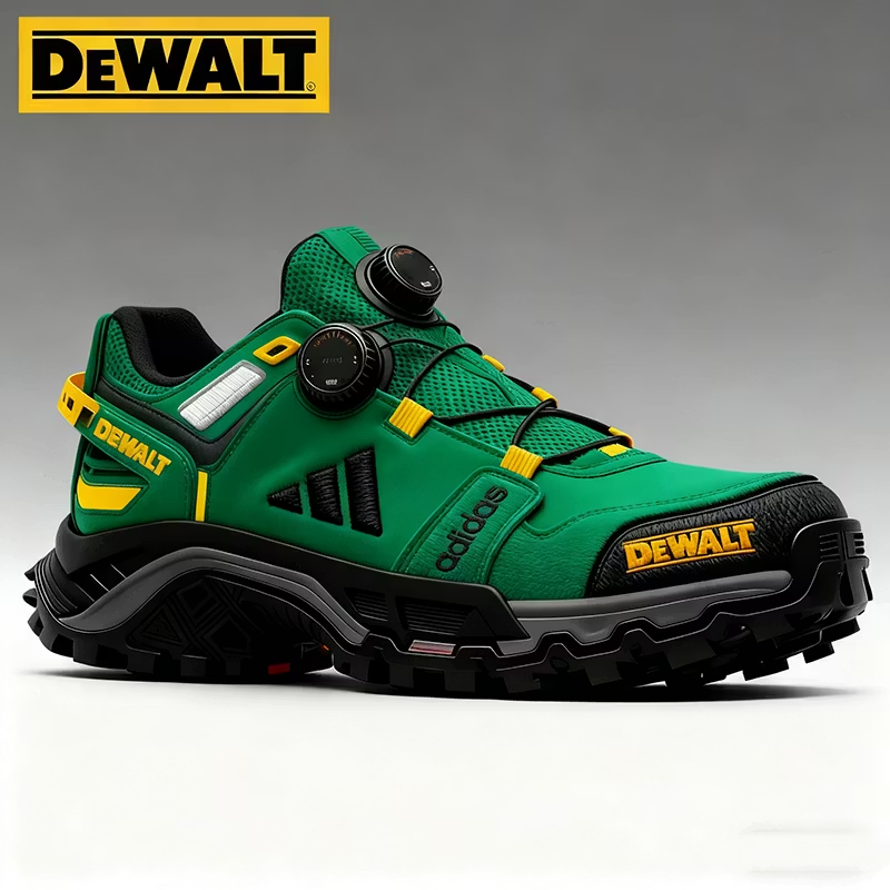 Nouvelles chaussures de travail pour homme signées DEWALT et Adidas.