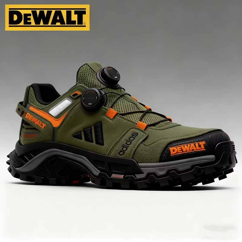 Nouvelles chaussures de travail pour homme signées DEWALT et Adidas.