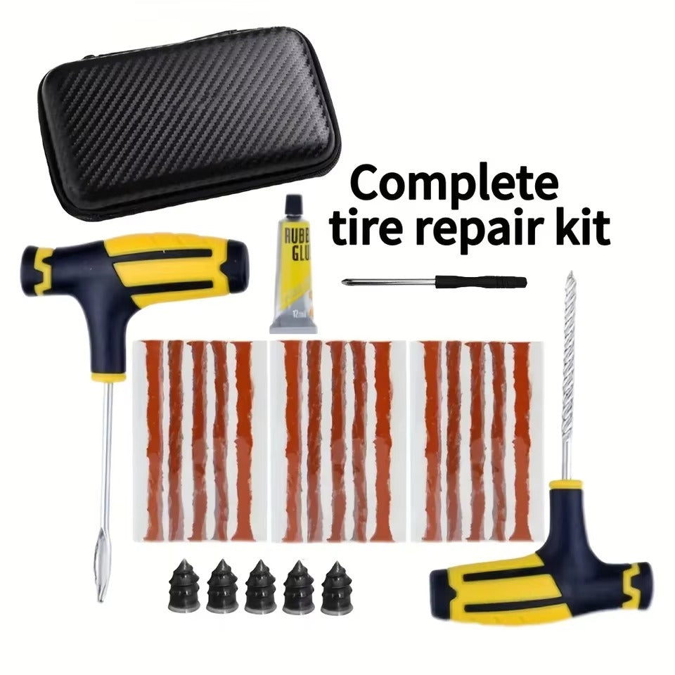🚗 Kit Complet de Réparation de Pneus